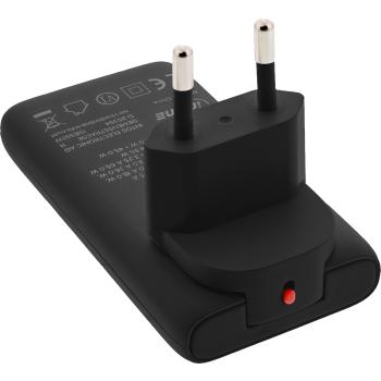 Preview: InLine® USB Netzteil Ladegerät, Dual USB-C, PD, PPS, 65W, flach, schwarz