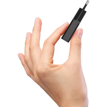 Preview: InLine® USB-C Ladegerät, 30W, GaN, Dual USB-C, PD/PPS, Black Cookie/schwarz