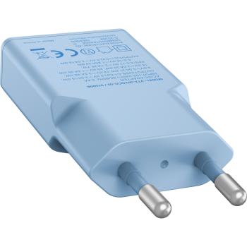 Preview: InLine® USB-C Ladegerät, 30W, GaN, Dual USB-C, PD/PPS, Eisbonbon/blau