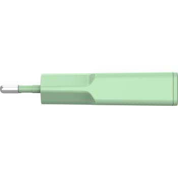 Preview: InLine® USB-C Ladegerät, 30W, GaN, Dual USB-C, PD/PPS, Matcha Latte/grün