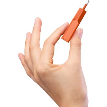 Preview: InLine® USB-C Ladegerät, 30W, GaN, Dual USB-C, PD/PPS, Papaya/orange