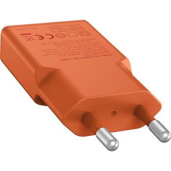 Preview: InLine® USB-C Ladegerät, 30W, GaN, Dual USB-C, PD/PPS, Papaya/orange