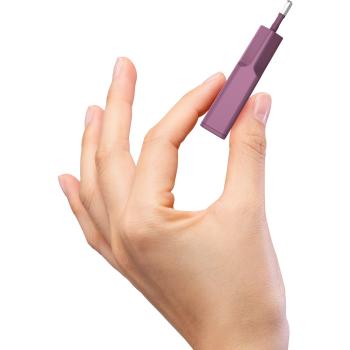 Preview: InLine® USB-C Ladegerät, 30W, GaN, Dual USB-C, PD/PPS, Wild Berry/violett