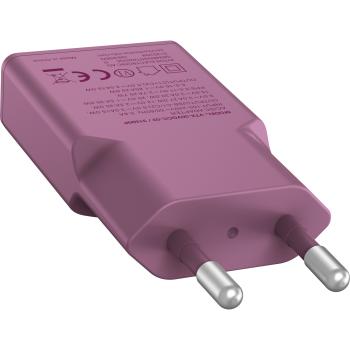 Preview: InLine® USB-C Ladegerät, 30W, GaN, Dual USB-C, PD/PPS, Wild Berry/violett