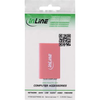 Preview: InLine® USB-Datenblocker, Adapter USB-A Stecker an USB-A Buchse, 5 V, 1,5 A
