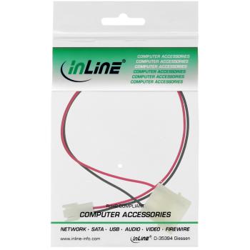 Preview: InLine® Lüfter Adapterkabel, 12V zu 7V, 0,3m