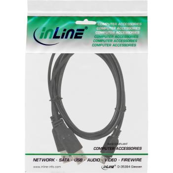 Preview: InLine® USB Mini-Y-Kabel, 2x Stecker A an Mini-B Stecker (5pol.)