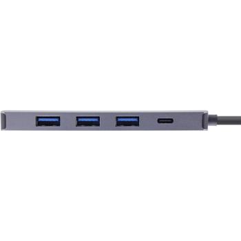 Preview: InLine® Multifunktions-Hub, 3x USB-A 5 Gb/s, HDMI 4K/60 Hz, USB-C PD 100 W