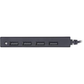 Preview: InLine® USB 2.0 4-Port Hub, USB-A Stecker auf 4x USB-A Buchse, Kabel 15cm
