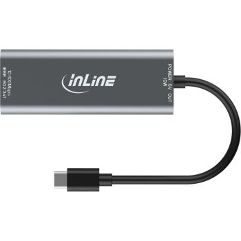 InLine® USB-C zu RJ45 PoE-Adapter, mit Überspannungsschutz