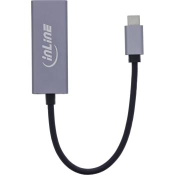 Preview: InLine® USB 3.2 Netzwerkadapter Kabel, USB-C zu RJ45 Gigabit Netzwerk