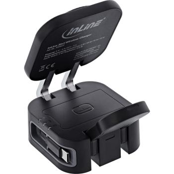 Preview: InLine® 3in1 Wireless Charger, 15W Qi MagSafe kompatibel, 0,8m Kabel