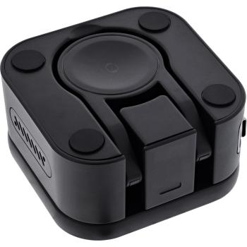 InLine® 3in1 Wireless Charger, 15W Qi MagSafe kompatibel, 0,8m Kabel