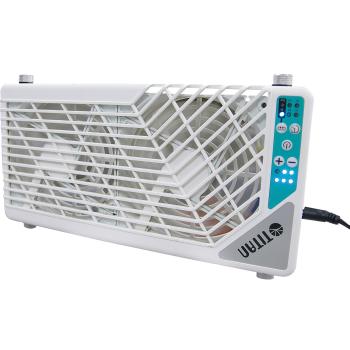 Titan TTC-SC21/V4+ Fenster-Doppellüfter 2x140mm mit Fernbedienung, für Wohnmobil
