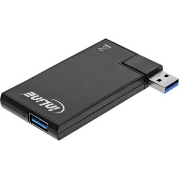 Preview: InLine® 180 Twist Hub USB 3.0, 4 Port, drehbar, schwarz