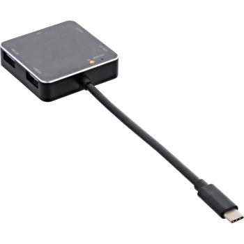 Preview: InLine® USB 3.2 Hub, USB-C zu 4 Port USB-A mit PD bis 60W