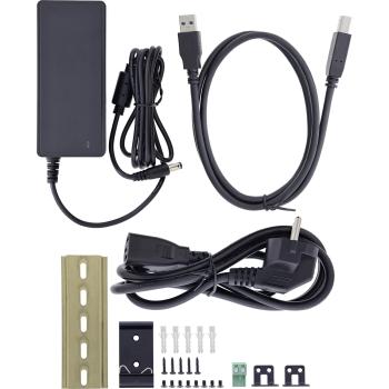 InLine® USB 3.2 Gen.1 Industrie-Hub, 10 Port, Aluminiumgehäuse, mit Netzteil