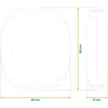 Preview: InLine® USB-C Kabel im Case, einziehbar, 100W, 0,80m, schwarz/grau