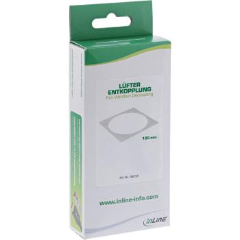 Preview: InLine® Lüfter Entkopplung, für 120mm Lüfter