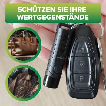 InLine® KeyFinder, smarter Schlüsselanhänger mit LED-Licht, 300mAh, IP65