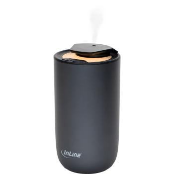 InLine® Aroma Diffuser Home & Car, wasserlos, Ambientelicht, Akku