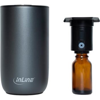 InLine® Aroma Diffuser Home & Car, wasserlos, Ambientelicht, Akku