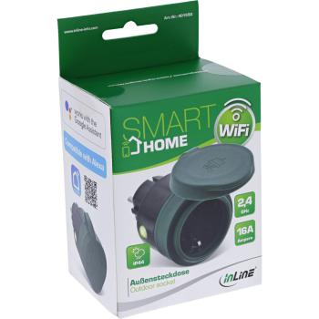InLine® SmartHome Steckdose Outdoor IP44