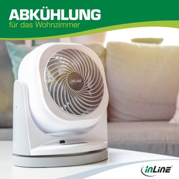 InLine® SmartHome Ventilator rotierend, weiß