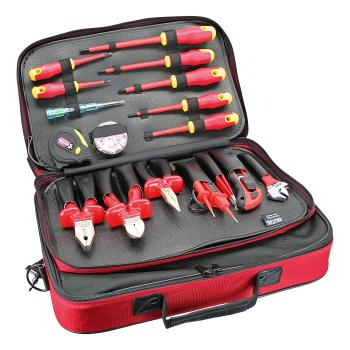 InLine® Profi Elektro Werkzeugtasche, 18-teilig