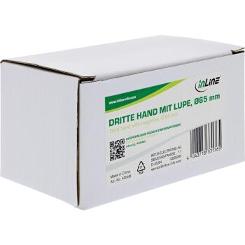 InLine® Dritte Hand, mit Lupe