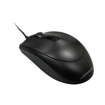 LC-Power LC-M721B, optische USB-Maus, einstellbarer DPI, schwarz