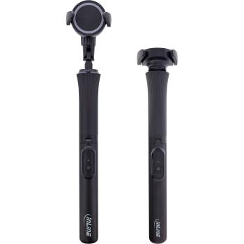 InLine® Magnetisches Handy Stativ & Selfie Stick, Bluetooth Funkauslöser