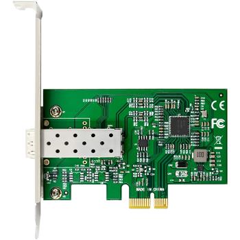 InLine® Gigabit Netzwerkkarte, 1x SFP Fiber 1Gb/s, PCIe x1, inkl. LP Slotblech
