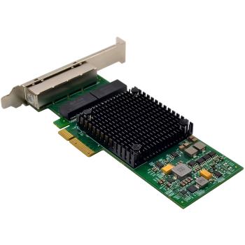 InLine® Quad Gigabit Netzwerkkarte, 4x RJ45 1 Gb/s, PCIe x4