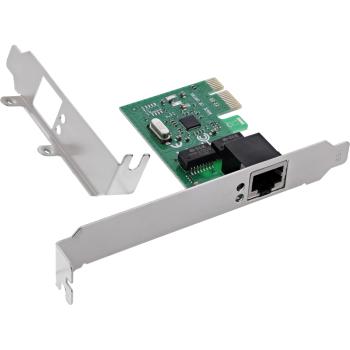 InLine® Gigabit Netzwerkkarte, 1x RJ45 1Gb/s, PCIe x1, inkl. Low-Profile