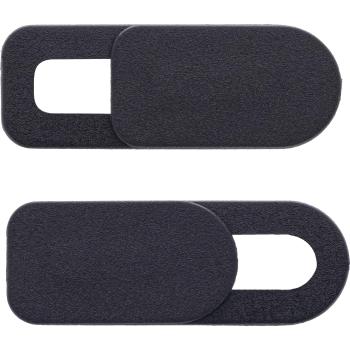 Preview: InLine® Webcam Slider Abdeckung, schwarz, 2er Pack