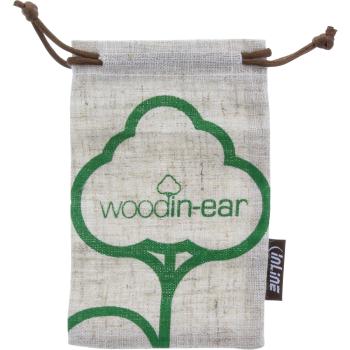 Preview: InLine® woodin-ear, In-Ear Headset mit Kabelmikrofon und Funktionstaste, Walnuss