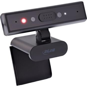 InLine® 5MP Webcam, USB-C, Autofokus, Windows Hello, Privacy-Shutter