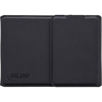 InLine® Faltbare Bluetooth Tastatur mit Touchpad, schwarz
