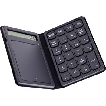 InLine® Bluetooth Nummernblock mit Touchpad, Display, faltbar, schwarz