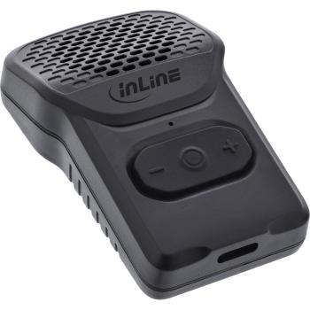 Preview: InLine® ClipTone, tragbarer Bluetooth Lautsprecher, Clip, Freisprecheinrichtung