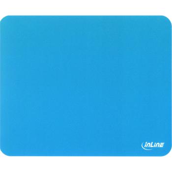 InLine® Maus-Pad antimikrobiell, ultradünn, blau, 220x180x0,4mm