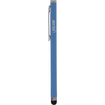 Preview: InLine® Stylus, Stift für Touchscreens von Smartphone und Tablet, blau