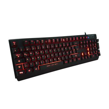 Preview: LC-Power LC-KEY-4B-LED Beleuchtete LED-Tastatur DE, USB, schwarz