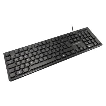 Preview: LC-Power LC-KEY-903DE Office-Tastatur, USB, schwarz