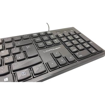 LC-Power LC-KEY-903DE Office-Tastatur, USB, schwarz