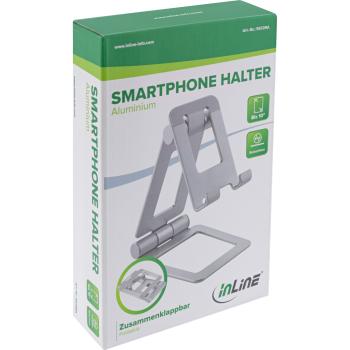 InLine® Aluminium Smartphone Halter universell bis 10"