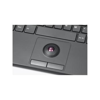 Preview: Perixx PERIBOARD-538 H US USB-Tastatur mit Trackball, Scherentasten, 2× USB-Hub