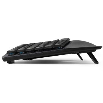 Preview: Perixx PERIBOARD-535 DE RD, ergonomische mechanische USB Tastatur (rote Taster)