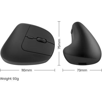 Preview: Perixx PERIMICE-608II, Kabellose Maus im Ergo Design